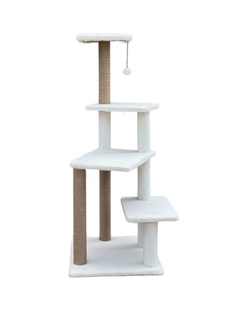 Albero per gatti Alessi bianco - 45x45x117 cm