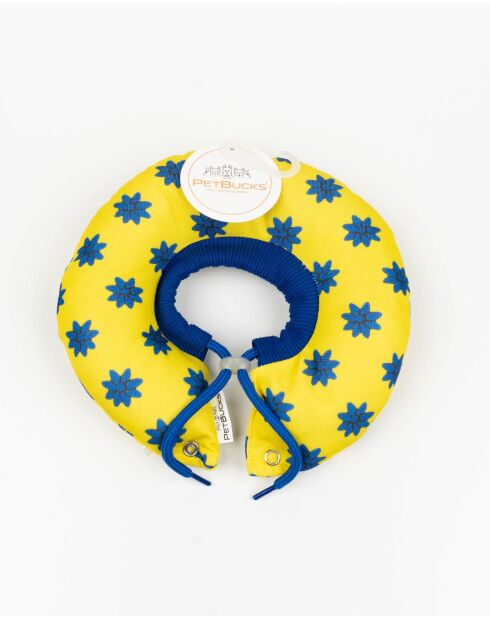 Collana a ciambella gialla per animali domestici Elizabeth L