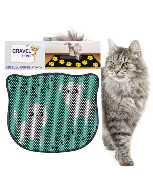 Lettiera per gatti verde Kdkafa0217 - 40x50 cm