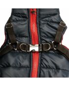 Tasmali L hondenvest donkerblauw/rood