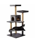 Maison pour chat Amazon anthracite - 45x60x130 cm