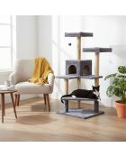 Maison pour chat Amazon anthracite - 45x60x130 cm