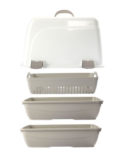 Toilethuis voor katten 5088-03-1 grijs - 41x37,5x50 cm