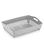 Maison de toilette pour chat 5088-03-1 grise - 41x37,5x50 cm