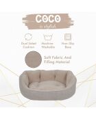 Cuccia per animali domestici Coco S beige - 48x40x16 cm