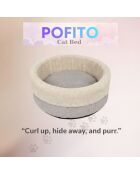 Letto per animali Pofito crema - 50x50x22 cm
