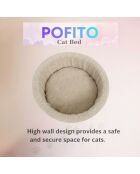 Letto per animali Pofito crema - 50x50x22 cm