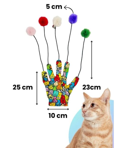 Giocattolo per gatti multicolore Miyav 1017 - 45x10 cm