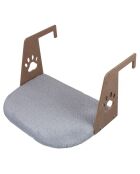 Katzenbett Riana, 52 x 35 cm, grau