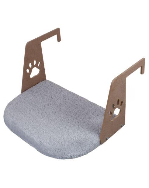 Lit pour chat Riana gris - 52x35cm