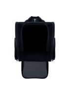 Pugola Transporttasche für Katzen, 43 x 23 x 38 cm, schwarz