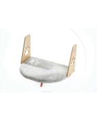 Lit pour animaux gris - 28x47 cm