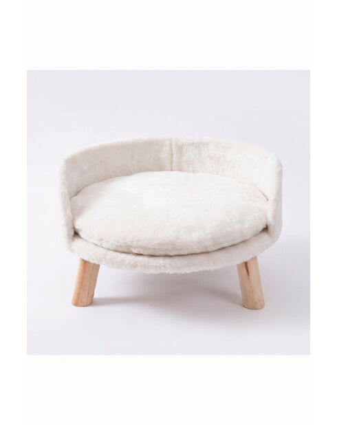 Lit pour chat Diana blanc - D.50 cm
