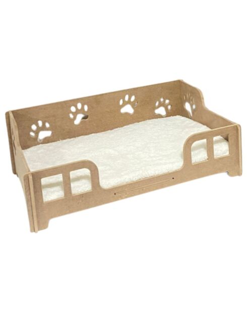 Lit pour chat Lyra chêne - 53x18x33 cm
