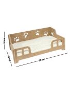 Cama para gatos Lyra Oak - 53x18x33 cm