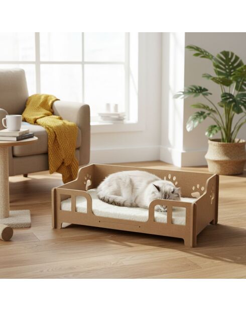 Cama para gatos Lyra Oak - 53x18x33 cm