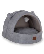 Cama para mascotas Tom Cat gris - 50x40x35 cm