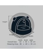 Cama para mascotas Tom Cat gris - 50x40x35 cm