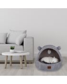 Cama para mascotas Tom Cat gris - 50x40x35 cm