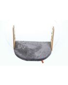 Antraciet bed voor huisdieren - 28x47 cm