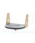 Antraciet bed voor huisdieren - 28x47 cm