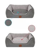 Zeus S grijs huisdierenbed - 40x55x18 cm