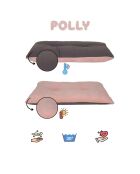 Cuccia per animali Polly Dog rosa - 50x35x8 cm