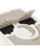 Maison de toilette pour chat 5092-5 grise - 46x66x52 cm