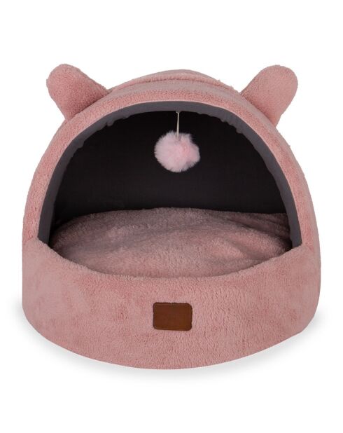 Lit pour animaux Tom Cat rose - 50x40x35 cm