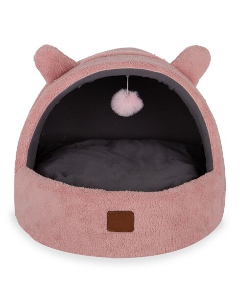 Lit pour animaux Tom Cat rose - 50x40x35 cm