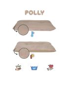 Cama de crema para mascotas Polly Dog - 70x50x10 cm