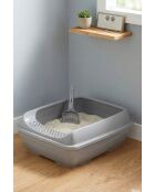 Toilette per gatti 5098-1 grigia - 50x37x18 cm