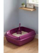 Toilethuis voor katten 5098-5 fuchsia - 50x37x18 cm