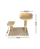 Albero per gatti Tiana beige - 35x50x46 cm