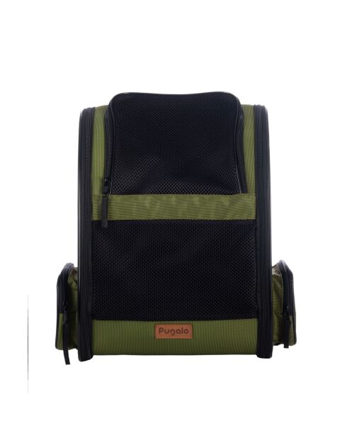 Pugola zwarte transporttas voor katten - 43x23x38 cm