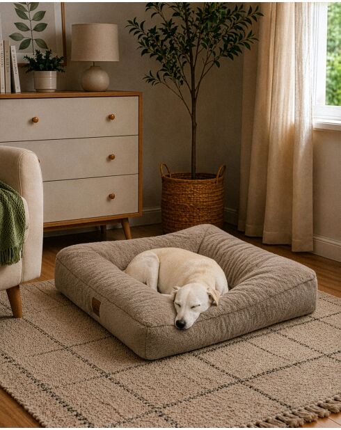 Cama para mascotas Max Dog M con forma de visón, 74 x 62 x 12 cm
