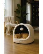 Cuccia per gatti Alaska STD crema - 40x35x35 cm