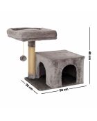 Casa para gatos Cairo antracita - 35x50x48 cm
