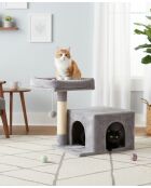 Casa para gatos Cairo antracita - 35x50x48 cm