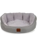 Coco S grijs huisdierenbed - 48x40x16 cm