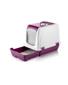 Maison de toilette pour chat 5115-02 fuchsia - 47x39,5x55 cm