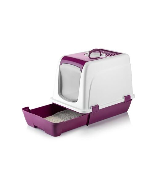 Toilethuis voor katten 5115-02 fuchsia - 47x39,5x55 cm