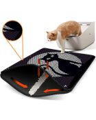 Nrszn0242 kattenbakmat zwart - 45x60 cm