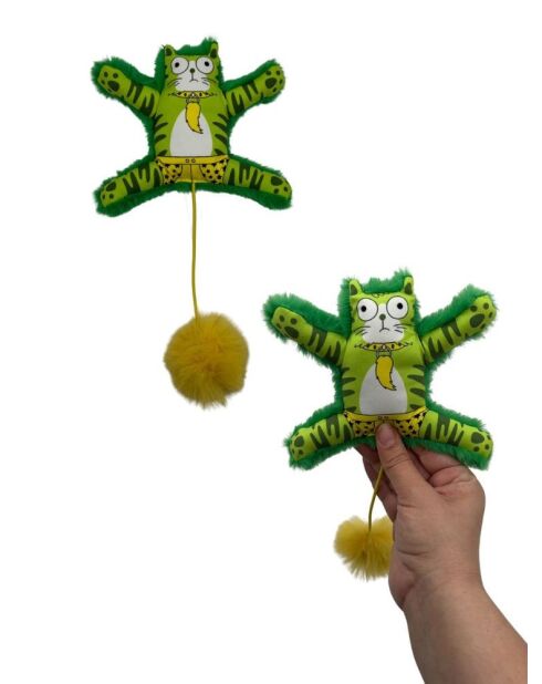 Jouet pour chat Miyav 1012 vert - 22x9 cm