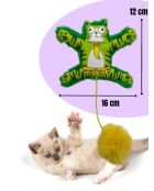 Miyav 1012 groen kattenspeeltje - 22x9 cm