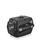 5096-S-1 zwarte transportkoffer voor dieren - 39x55x36,5 cm