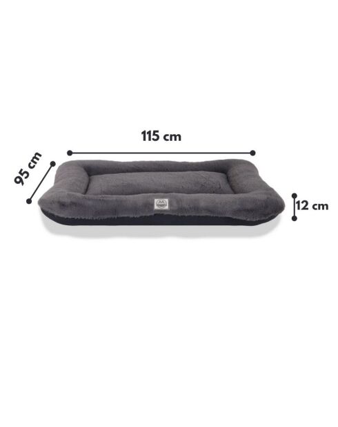 Sally Dog XL Charcoal Dierenbed - 110x85x12 cm