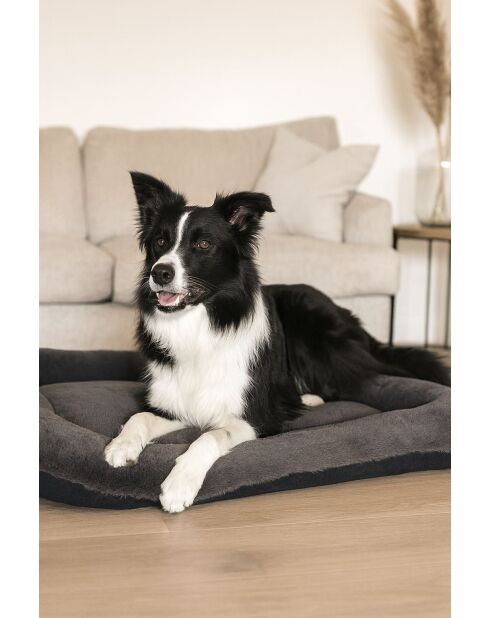 Sally Dog Tierbett, Größe XL, 110 x 85 x 12 cm, Anthrazit