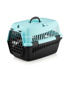 Transportbox voor dieren 5096-R-4 turkoois - 49x35x32,5 cm