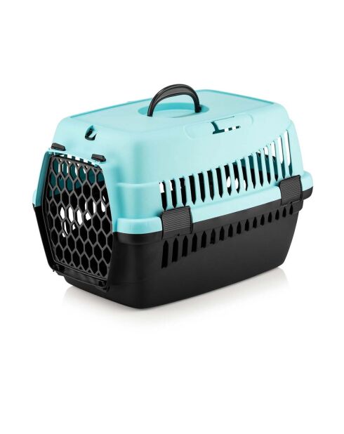 Transportbox voor dieren 5096-R-4 turkoois - 49x35x32,5 cm